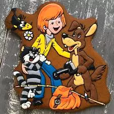 Мама и дети.  Имбирные новогодние пряники "Зима в Простоквашино"