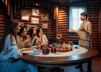 Чайная церемония в русском ресторане