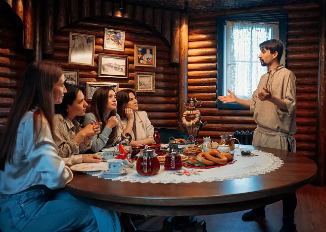 Чайная церемония в русском ресторане