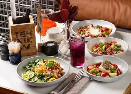 Обеды со скидкой 20% в гастробистро TEHNIKUM