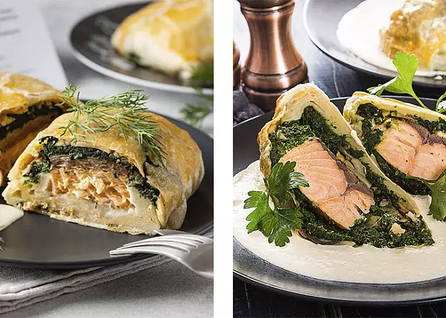 Новогодний стол и игристое