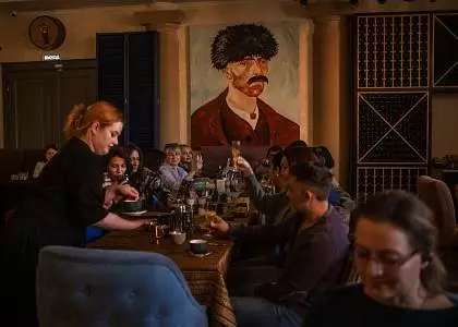 Грузинское застолье