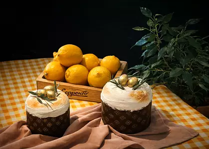 Предзаказ куличей к Пасхе в «Сорренто»