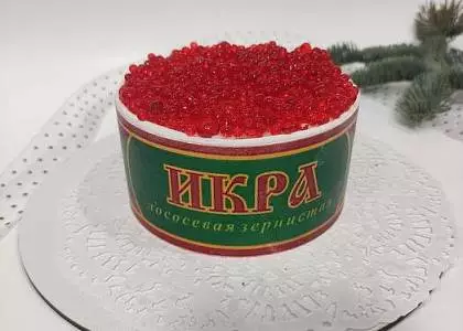 Подростковый мастер - класс. Бенто торт "Баночка икры"